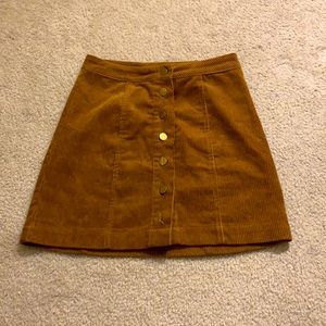 Small Tan button up shirt